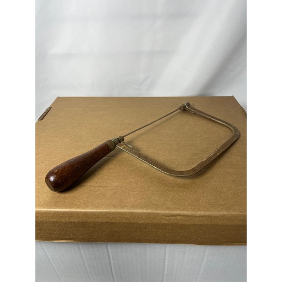 Vintage Stanley Handyman Level Disston File Caliper Coping Saw Antique Tool Lot - Picture 14 of 15